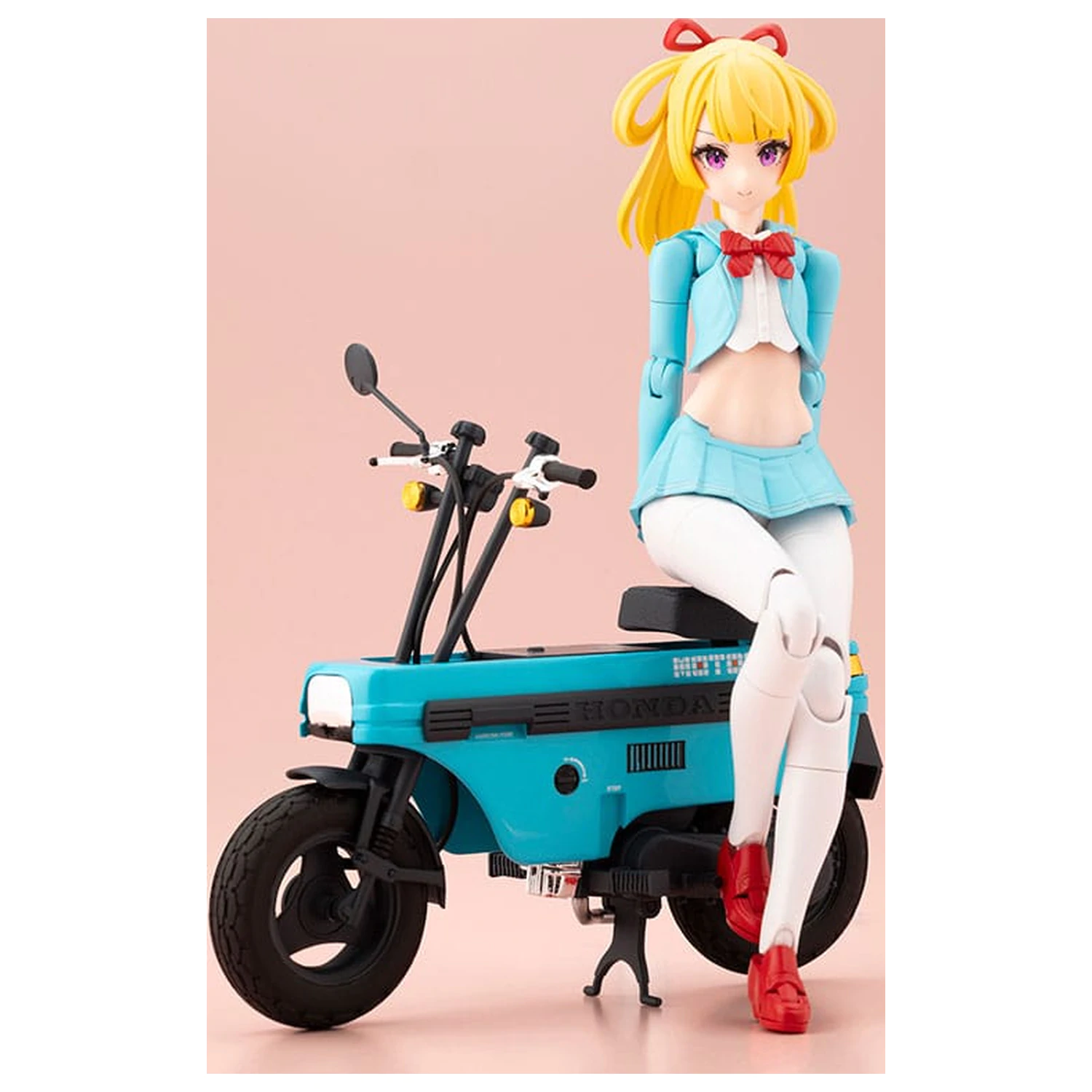 Megami Device Buster Doll Series Kit Model din Plastic 1/1 Knight Alice cu Honda AB12 Motocompo 15 cm poza produsului