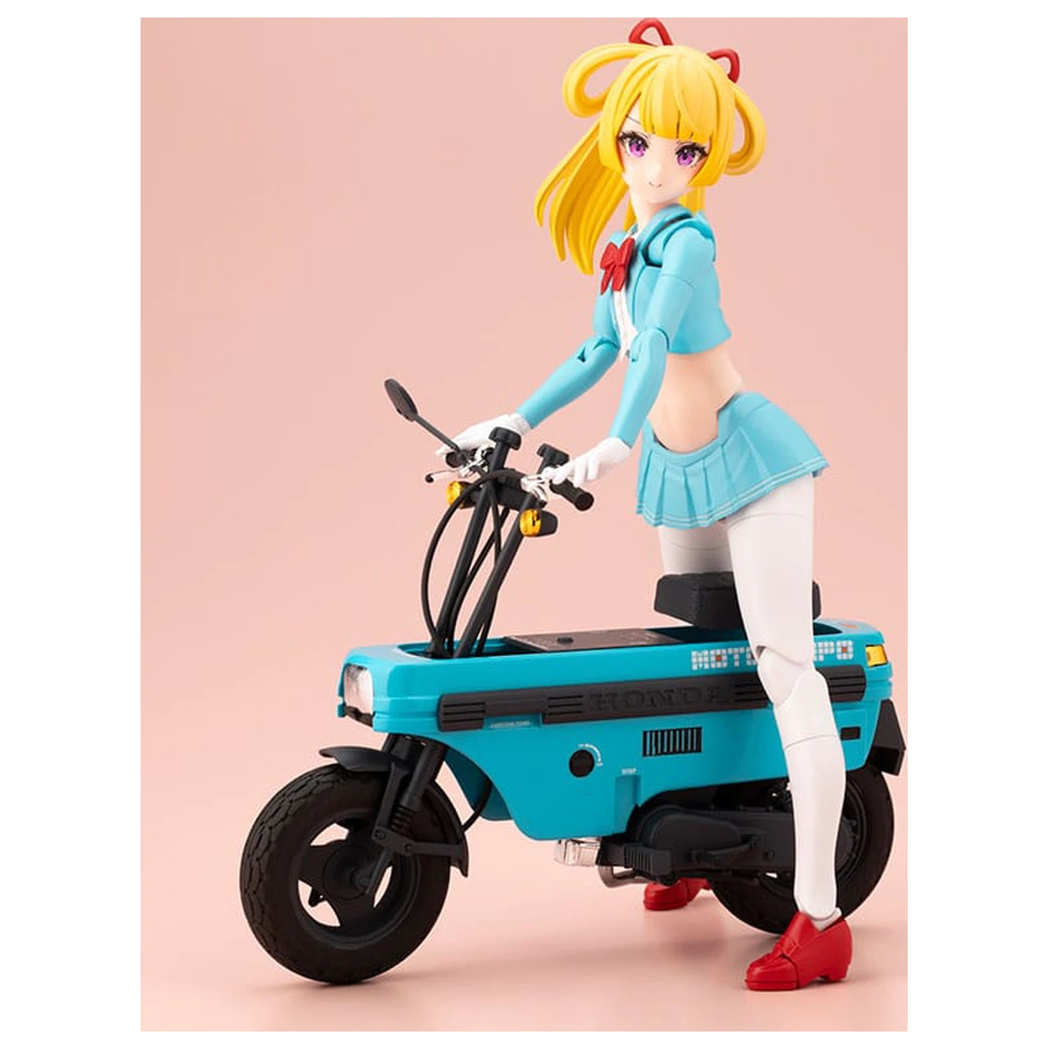 Megami Device Buster Doll Series Kit Model din Plastic 1/1 Knight Alice cu Honda AB12 Motocompo 15 cm poza produsului