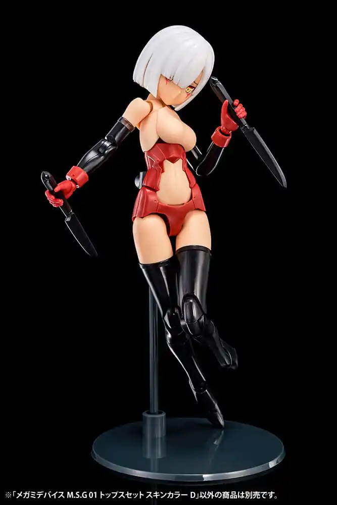 Megami Device M.S.G. Model Kit Accesoory Set 01 Set de piese superioare Culoarea pielii D poza produsului
