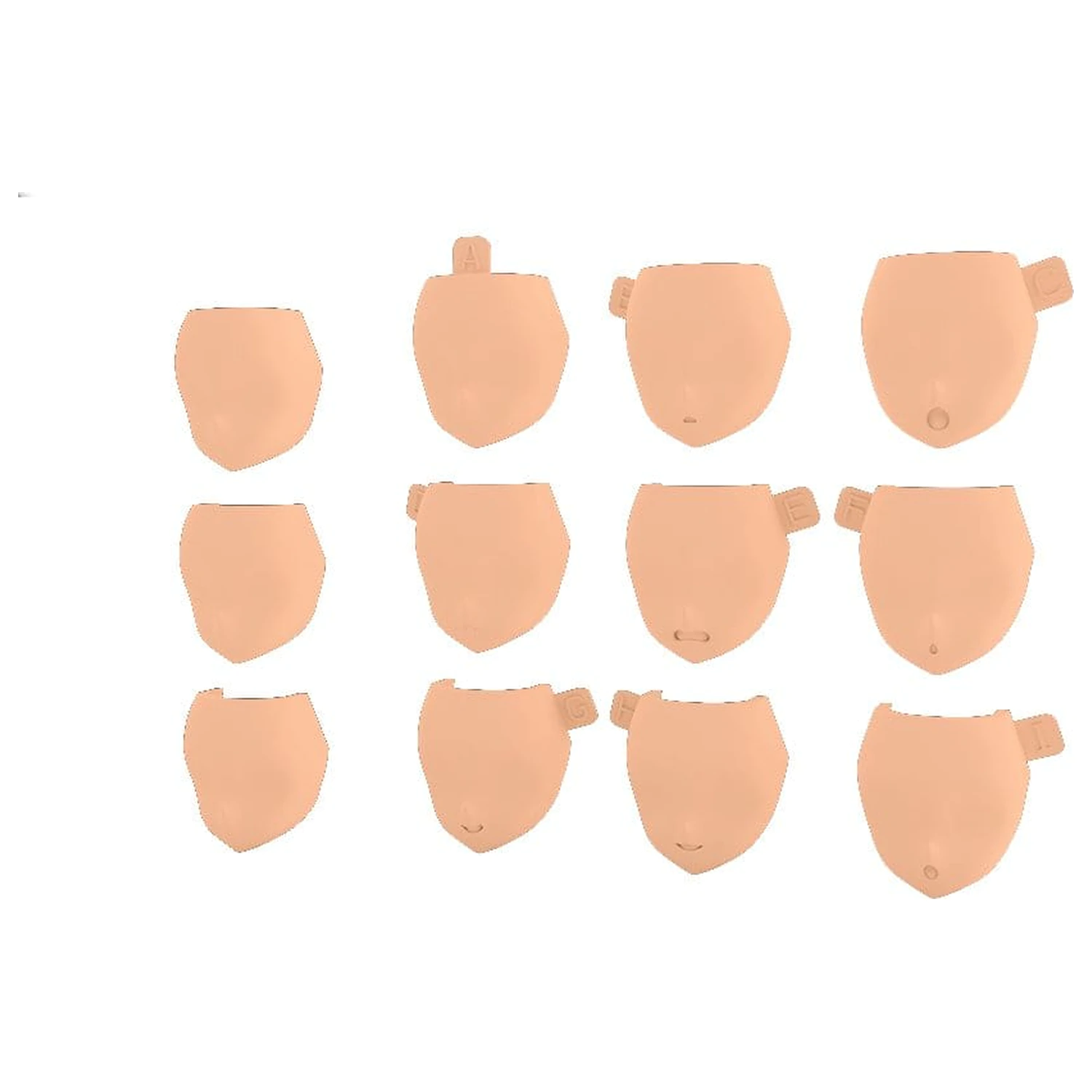 Megami Device M.S.G 08 Accessory Set 1/1 Face Set Buster Doll Skin Color D poza produsului
