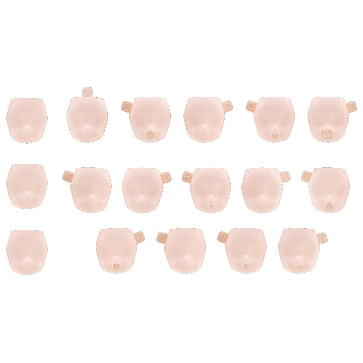 Megami Device M.S.G. Set 10 Fete pentru Model din Plastic Puni Mofu 01 Culoarea Pielii B poza produsului