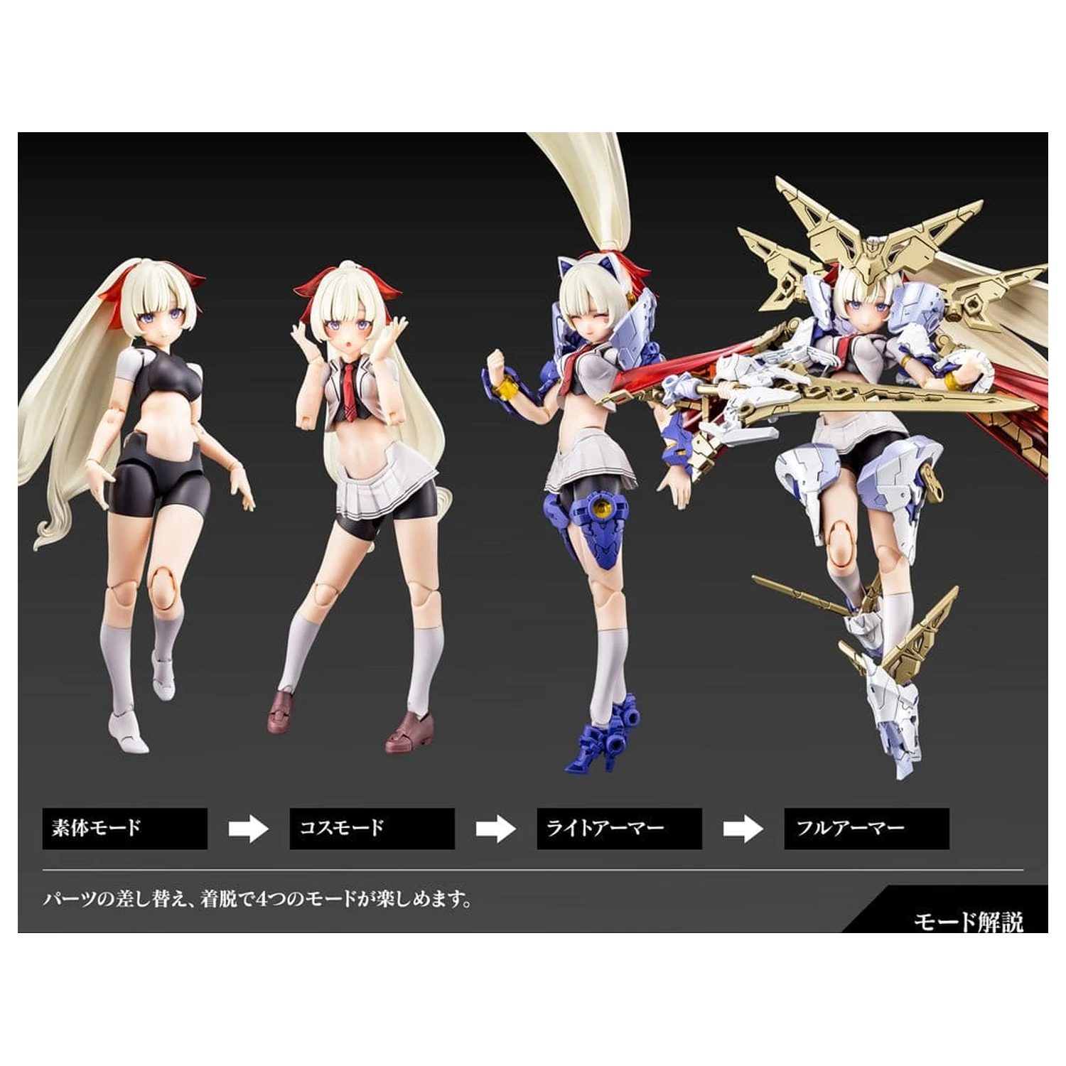 Kit model din plastic Megami Device 1/1 Buster Doll Paladin (Reproducere) 18 cm poza produsului