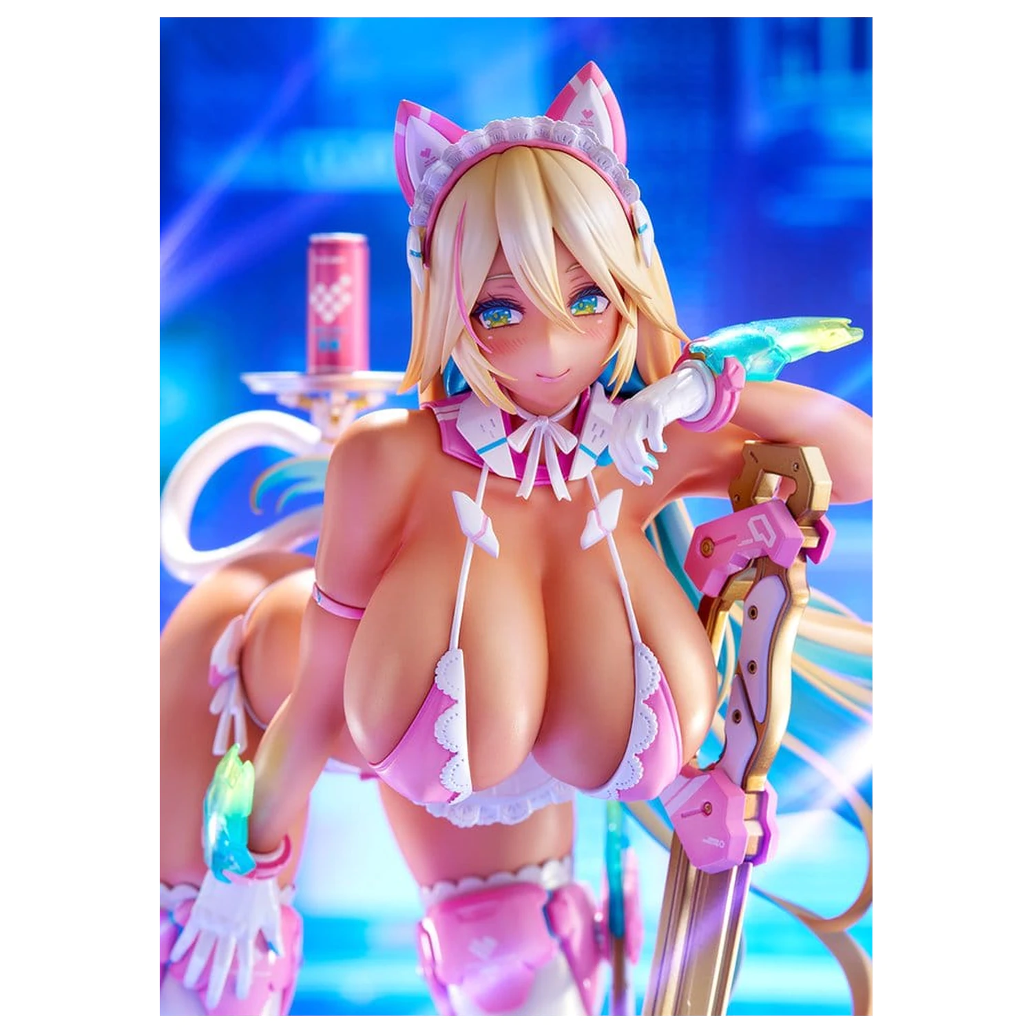 Meido-Busou Figurina PVC 1/7 Ax Experimental Equipment - Ama gal camouflage Ver. 24 cm poza produsului