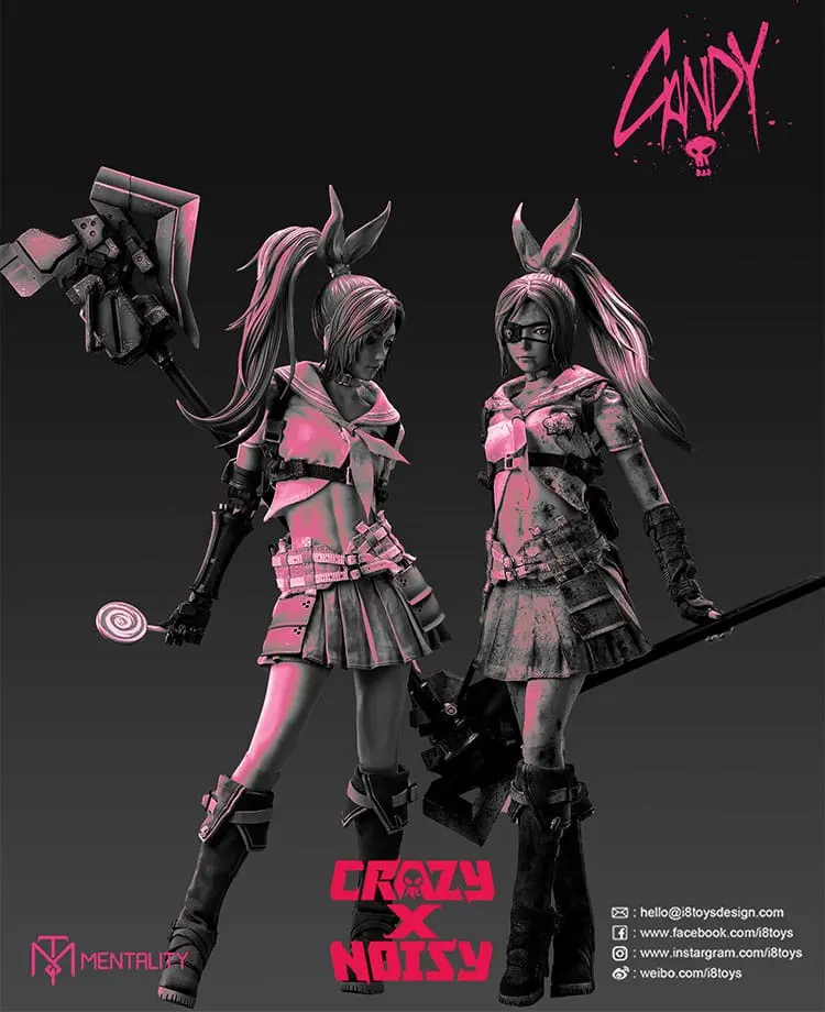 Figurină de acțiune Mentality Agency Serie 1/6 Candy Battle Damaged Ver. 28 cm poza produsului