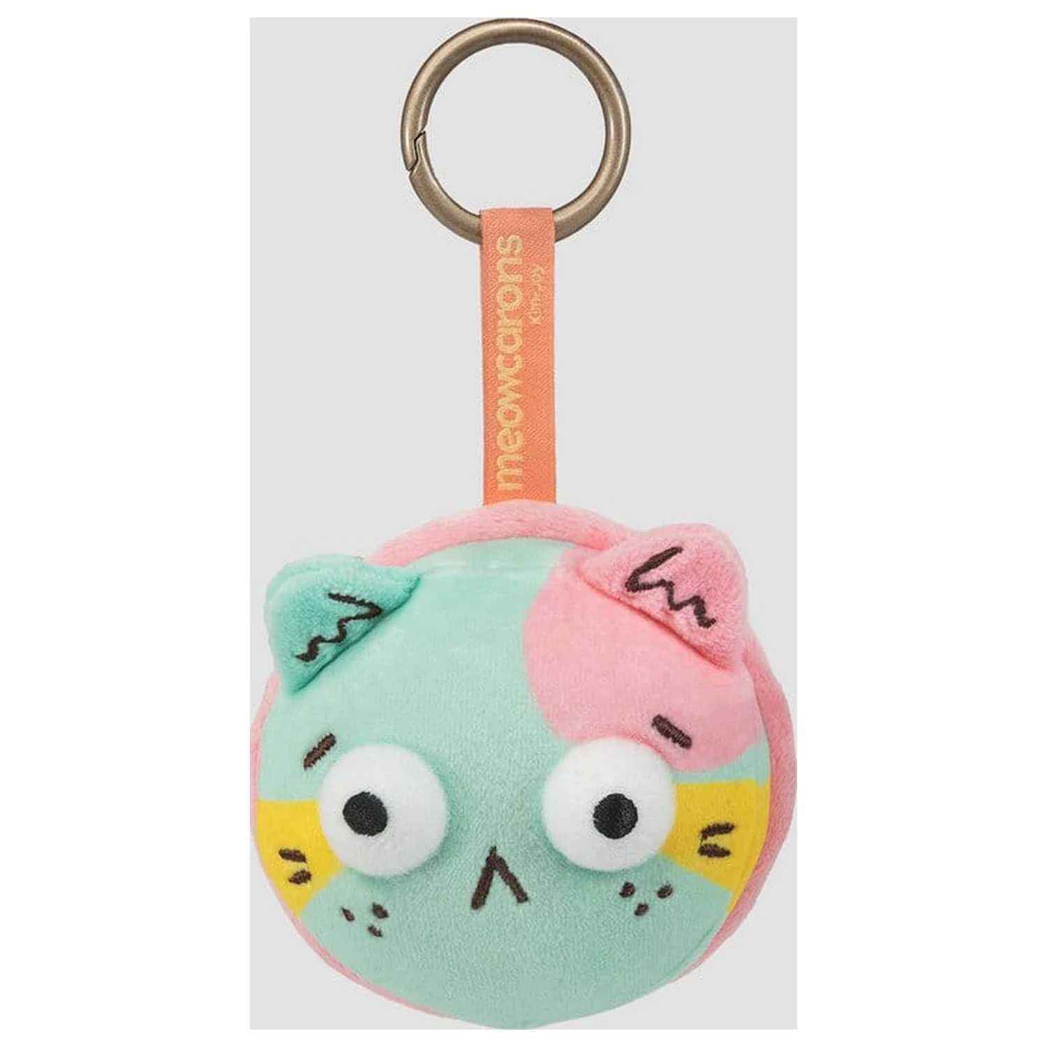 Meowcaron Plush Bag Charm Scared 7 cm poza produsului