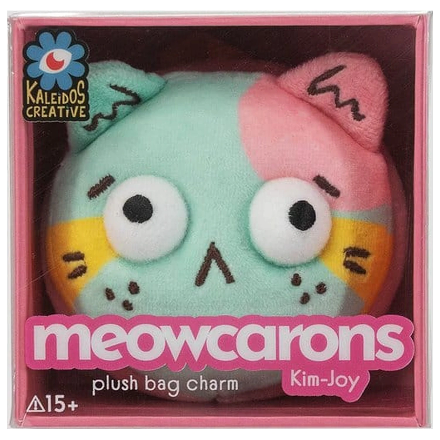 Meowcaron Plush Bag Charm Scared 7 cm poza produsului