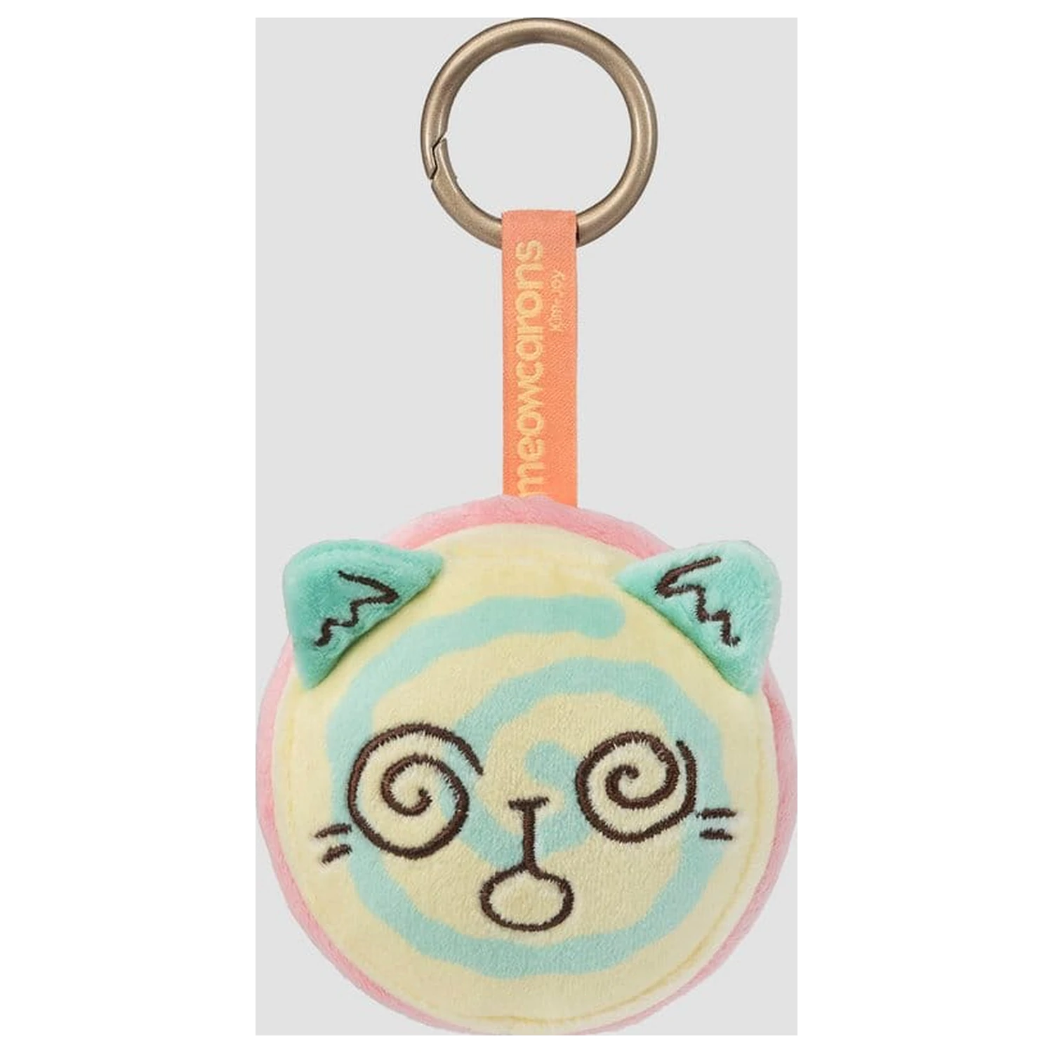 Meowcaron Plush Bag Charm Spiral 7 cm poza produsului