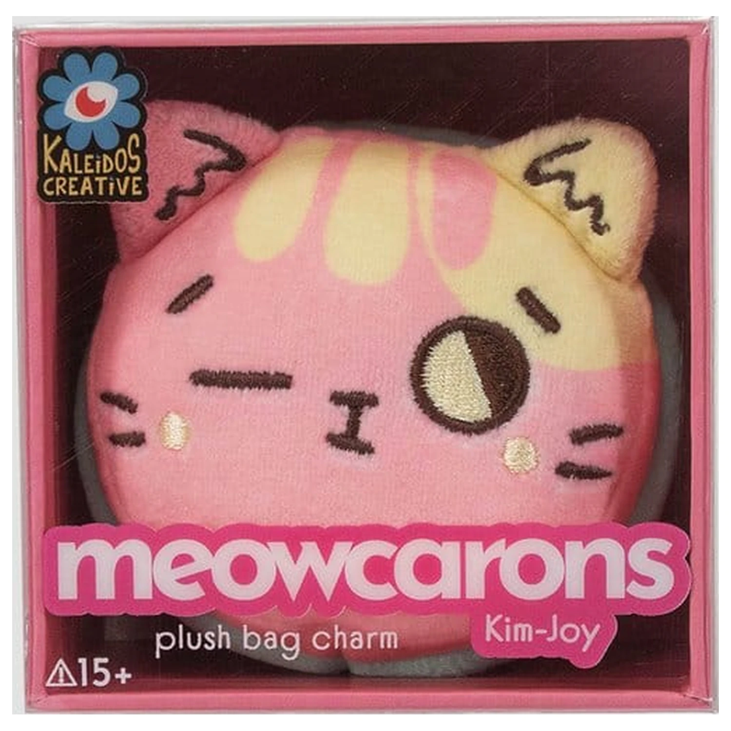 Meowcaron Plush Geanta Charm Wink 7 cm poza produsului