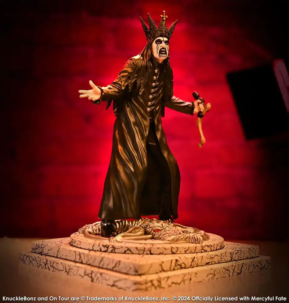 Mercyful Fate Rock Iconz Statuie King Diamond III (Black Version) 22 cm poza produsului