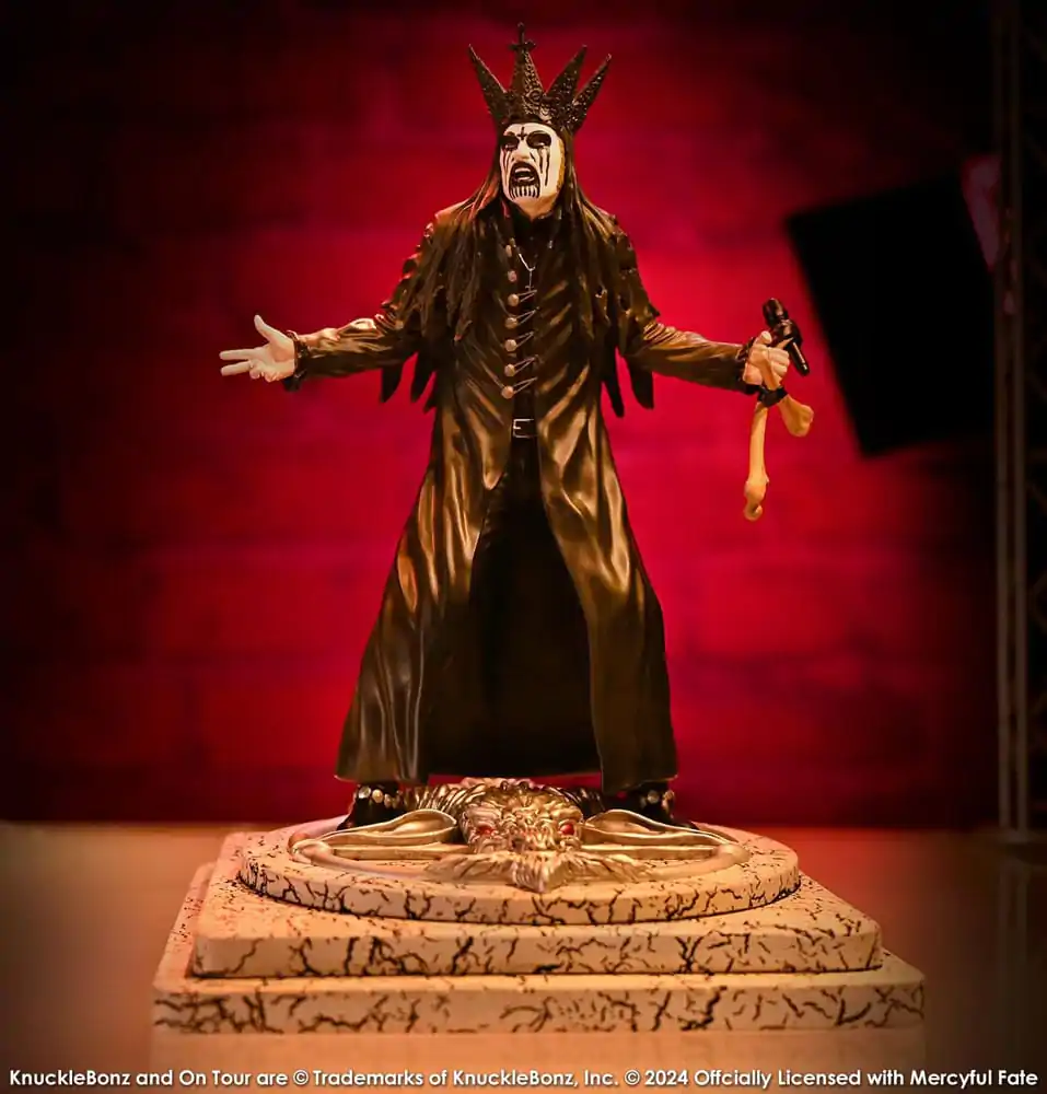 Mercyful Fate Rock Iconz Statuie King Diamond III (Black Version) 22 cm poza produsului