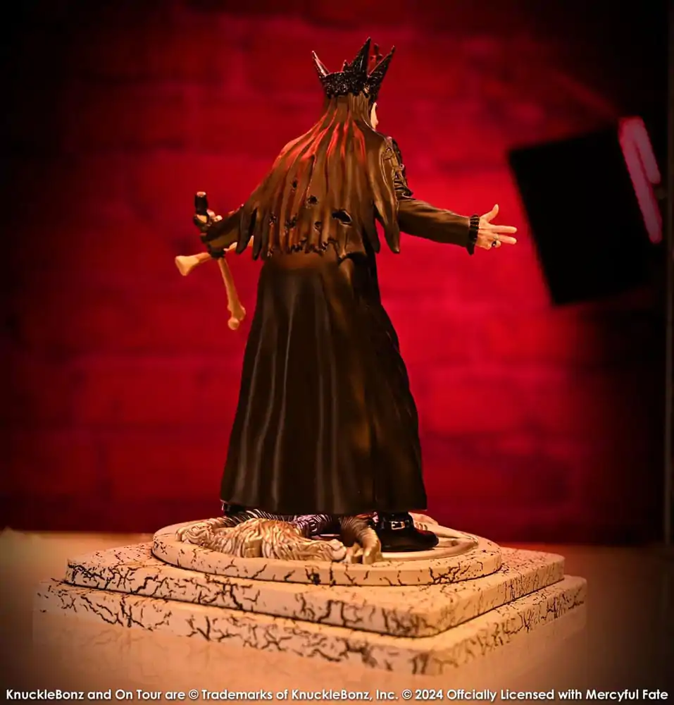 Mercyful Fate Rock Iconz Statuie King Diamond III (Black Version) 22 cm poza produsului