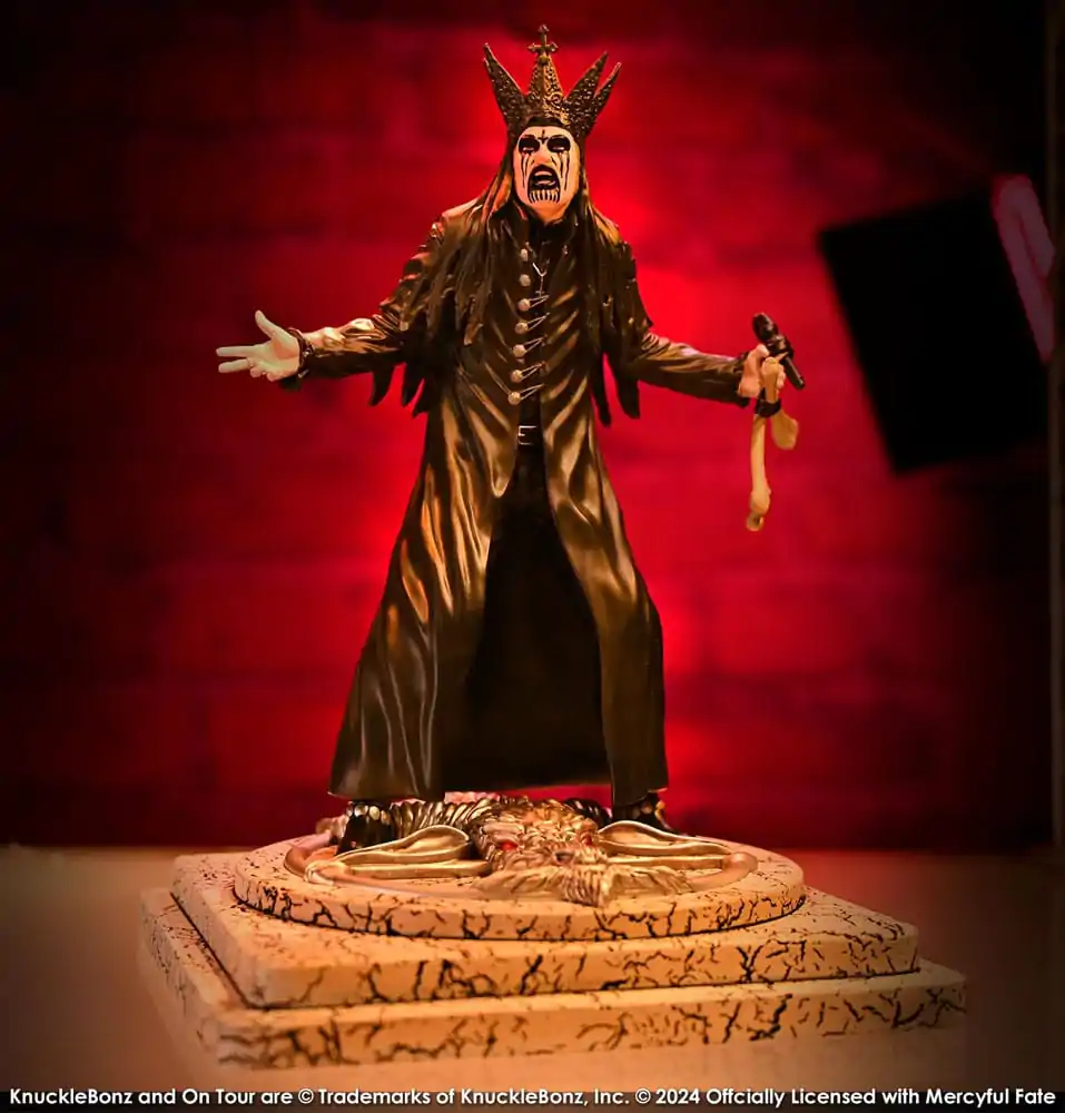 Mercyful Fate Rock Iconz Statuie King Diamond III (Black Version) 22 cm poza produsului