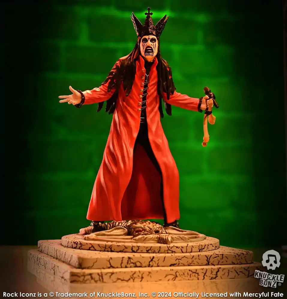 Mercyful Fate Rock Iconz Statuie King Diamond III (Red Version) 22 cm poza produsului