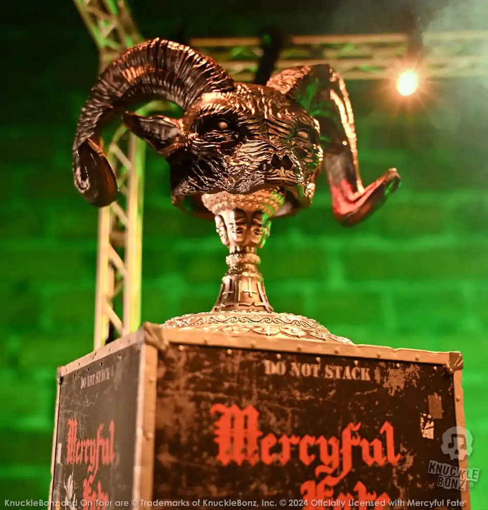 Mercyful Fate Rock Ikonz On Tour Cutie pentru Statuie de Drum & Set Mască Scenă Turneu Mondial poza produsului
