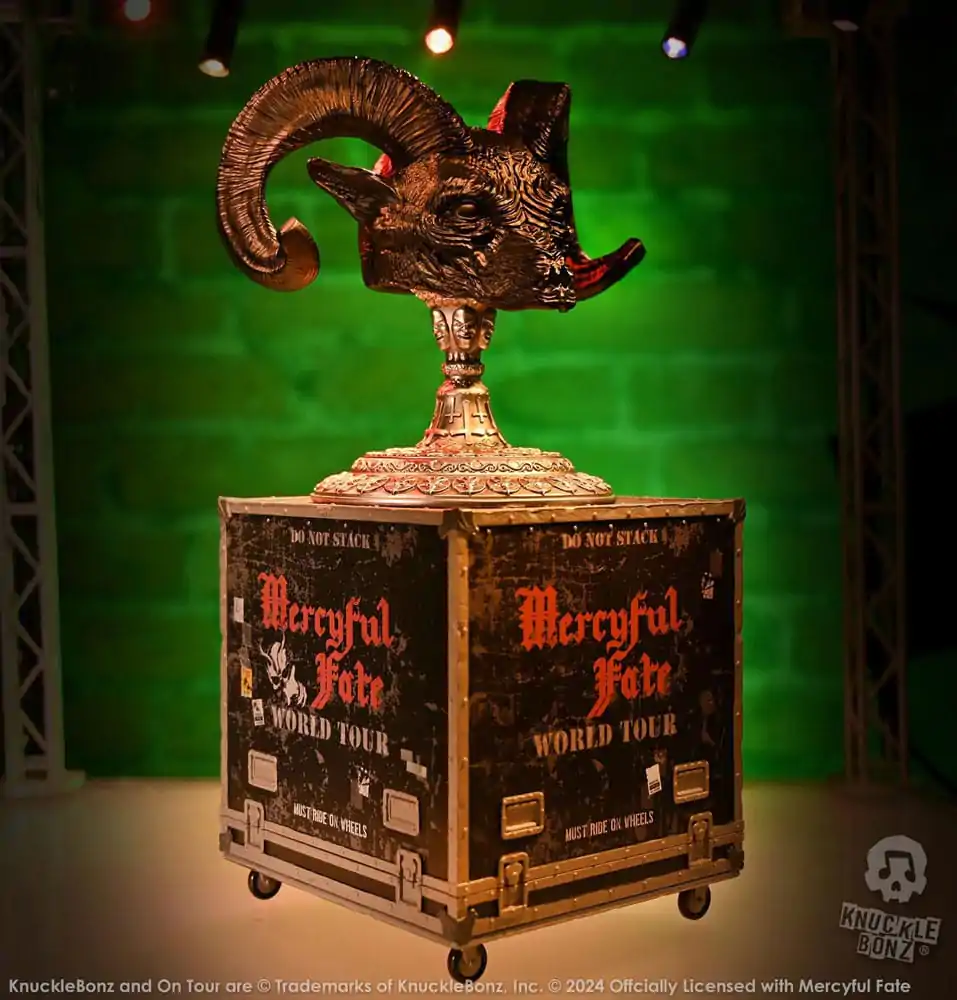 Mercyful Fate Rock Ikonz On Tour Cutie pentru Statuie de Drum & Set Mască Scenă Turneu Mondial poza produsului
