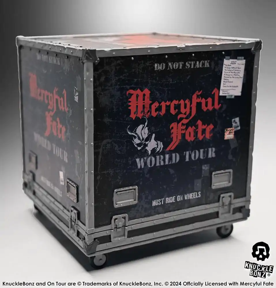 Mercyful Fate Rock Ikonz On Tour Cutie pentru Statuie de Drum & Set Mască Scenă Turneu Mondial poza produsului