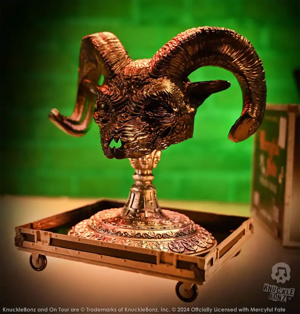 Mercyful Fate Rock Ikonz On Tour Cutie pentru Statuie de Drum & Set Mască Scenă Turneu Mondial poza produsului