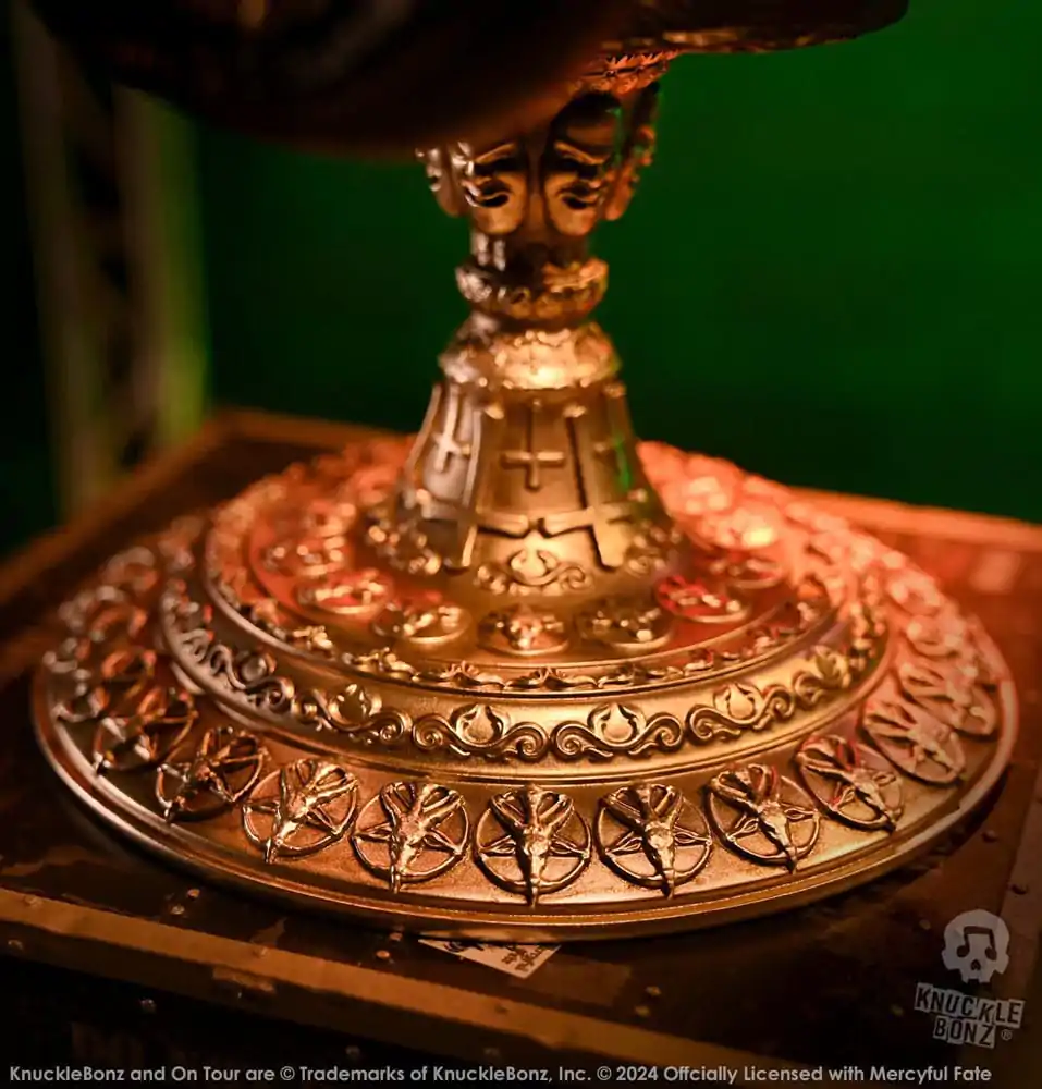 Mercyful Fate Rock Ikonz On Tour Cutie pentru Statuie de Drum & Set Mască Scenă Turneu Mondial poza produsului