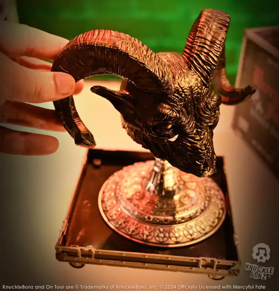 Mercyful Fate Rock Ikonz On Tour Cutie pentru Statuie de Drum & Set Mască Scenă Turneu Mondial poza produsului