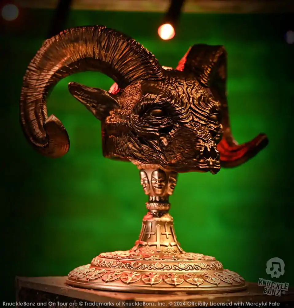 Mercyful Fate Rock Ikonz On Tour Cutie pentru Statuie de Drum & Set Mască Scenă Turneu Mondial poza produsului