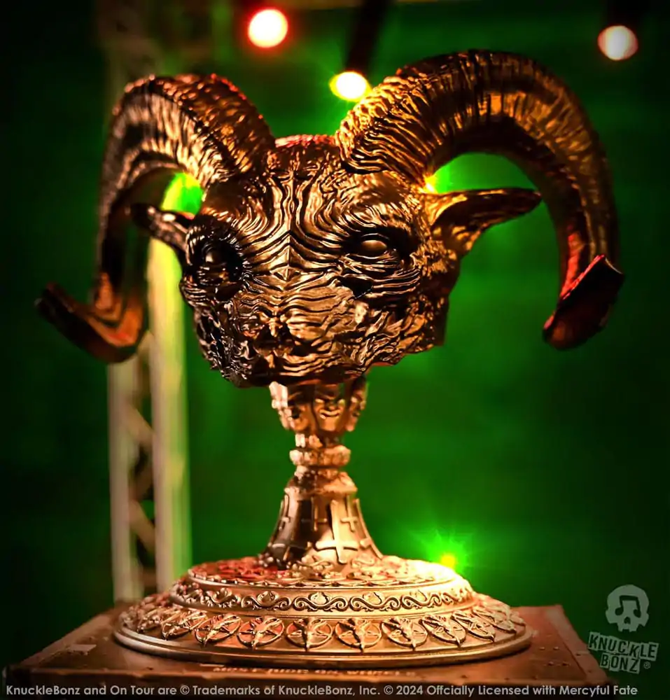 Mercyful Fate Rock Ikonz On Tour Cutie pentru Statuie de Drum & Set Mască Scenă Turneu Mondial poza produsului