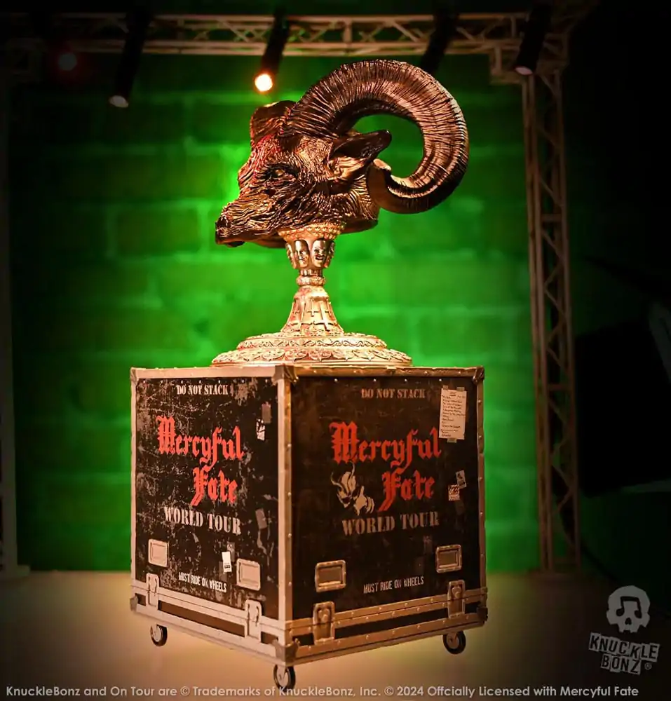 Mercyful Fate Rock Ikonz On Tour Cutie pentru Statuie de Drum & Set Mască Scenă Turneu Mondial poza produsului