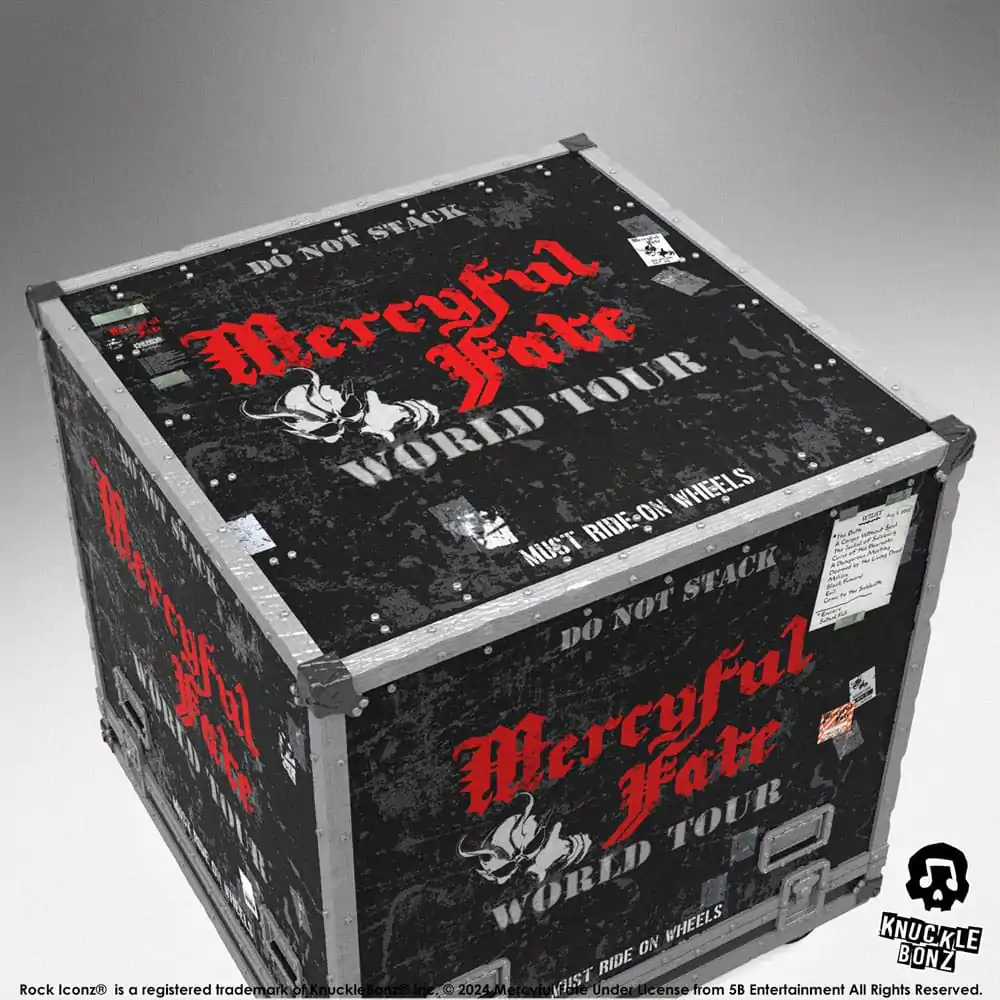 Mercyful Fate Rock Ikonz On Tour Cutie pentru Statuie de Drum & Set Mască Scenă Turneu Mondial poza produsului