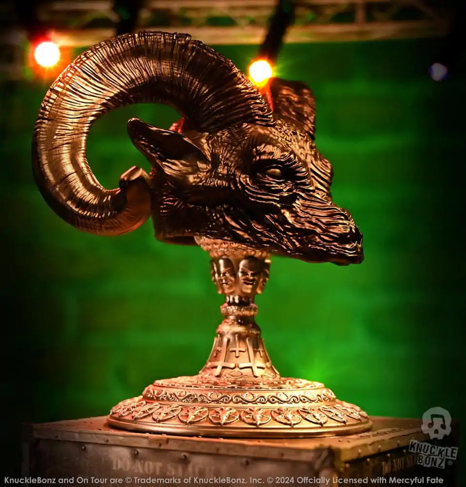 Mercyful Fate Rock Ikonz On Tour Cutie pentru Statuie de Drum & Set Mască Scenă Turneu Mondial poza produsului