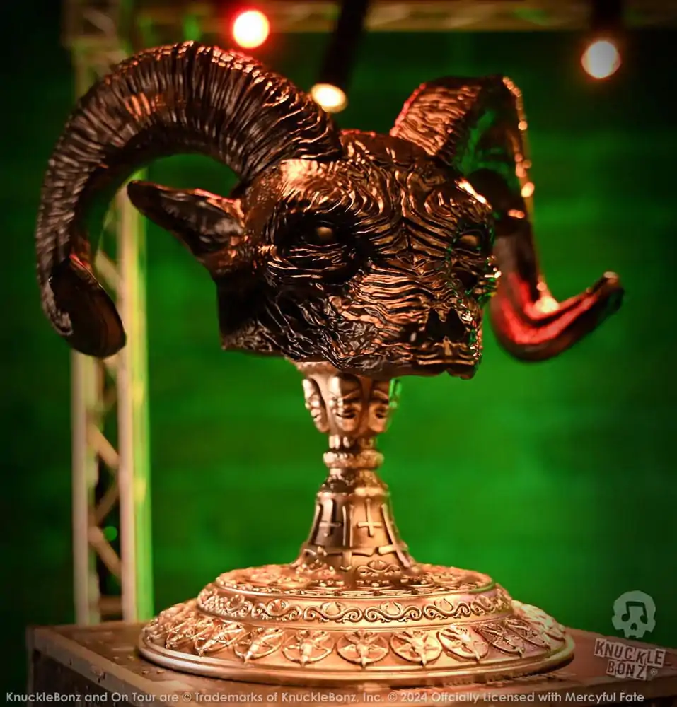 Mercyful Fate Rock Ikonz On Tour Cutie pentru Statuie de Drum & Set Mască Scenă Turneu Mondial poza produsului