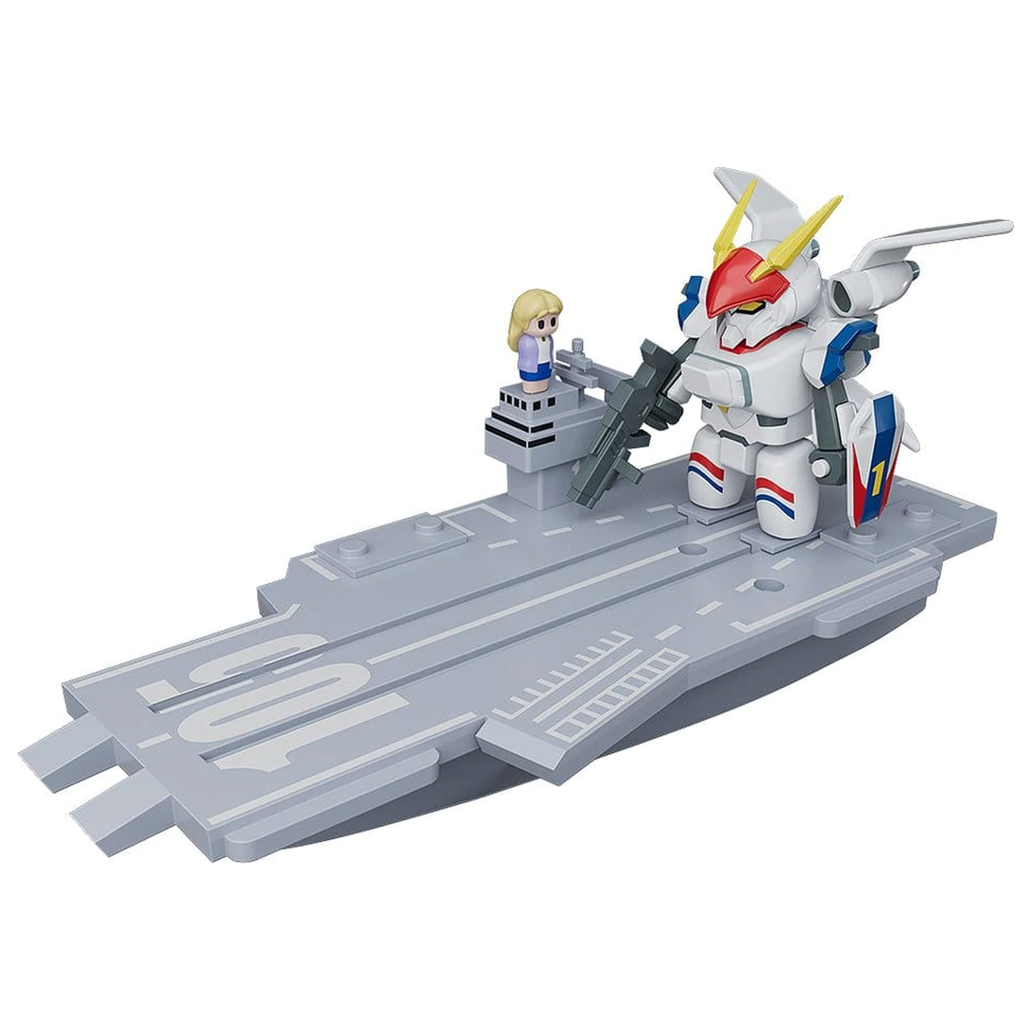 Metal Armor Dragonar Brickroid Action Figure Dragonar-1 (Opening Ver.) & Set transportator 5 cm poza produsului