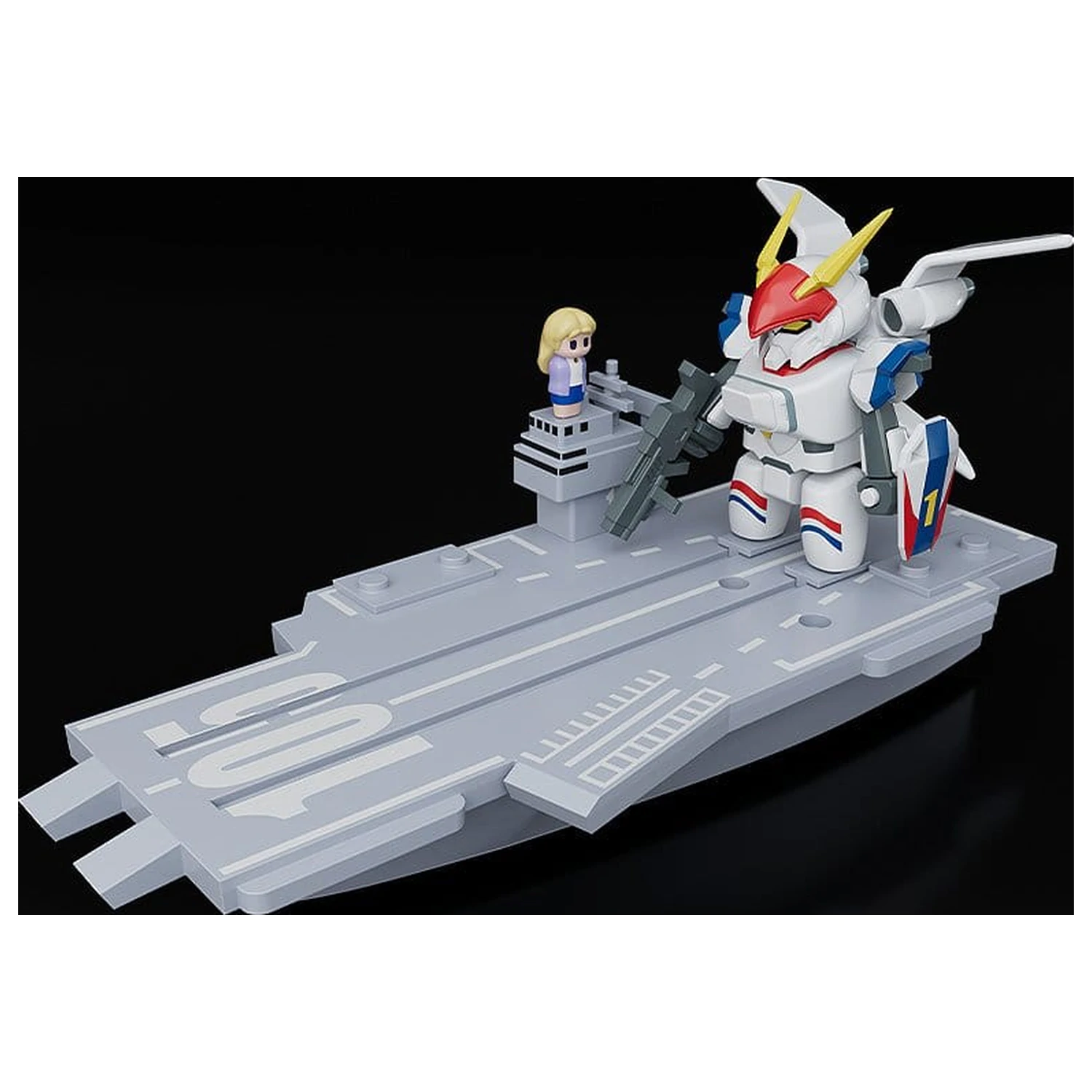 Metal Armor Dragonar Brickroid Action Figure Dragonar-1 (Opening Ver.) & Set transportator 5 cm poza produsului