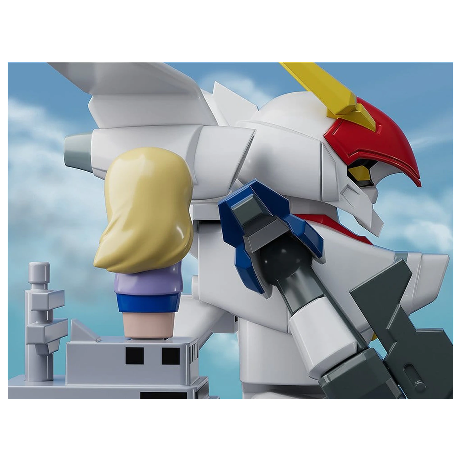 Metal Armor Dragonar Brickroid Action Figure Dragonar-1 (Opening Ver.) & Set transportator 5 cm poza produsului