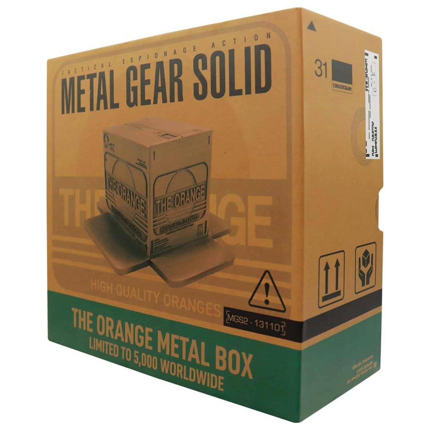 Metal Gear Solid 2 Replica Cutie de carton Aur antic poza produsului