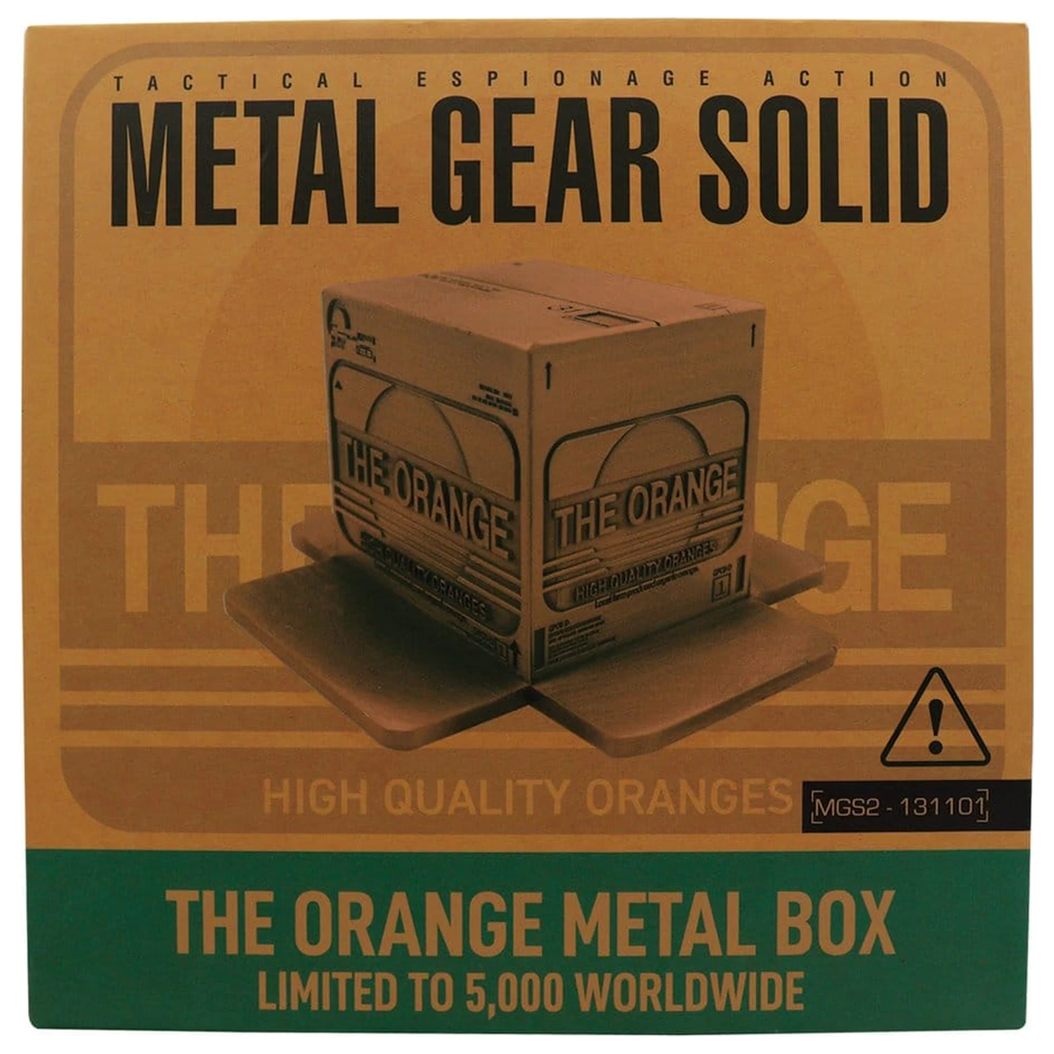 Metal Gear Solid 2 Replica Cutie de carton Aur antic poza produsului