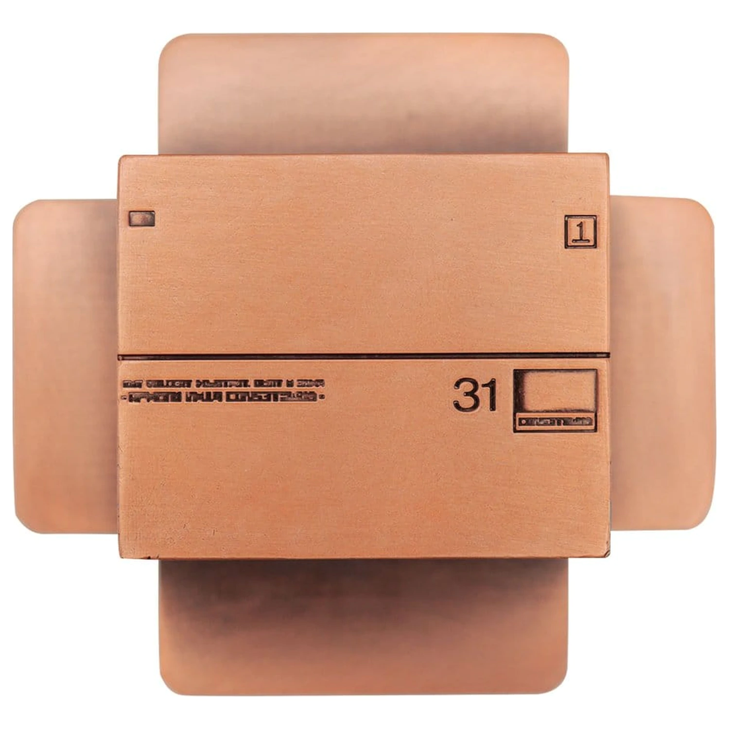 Metal Gear Solid 2 Replica Cutie de carton Aur antic poza produsului