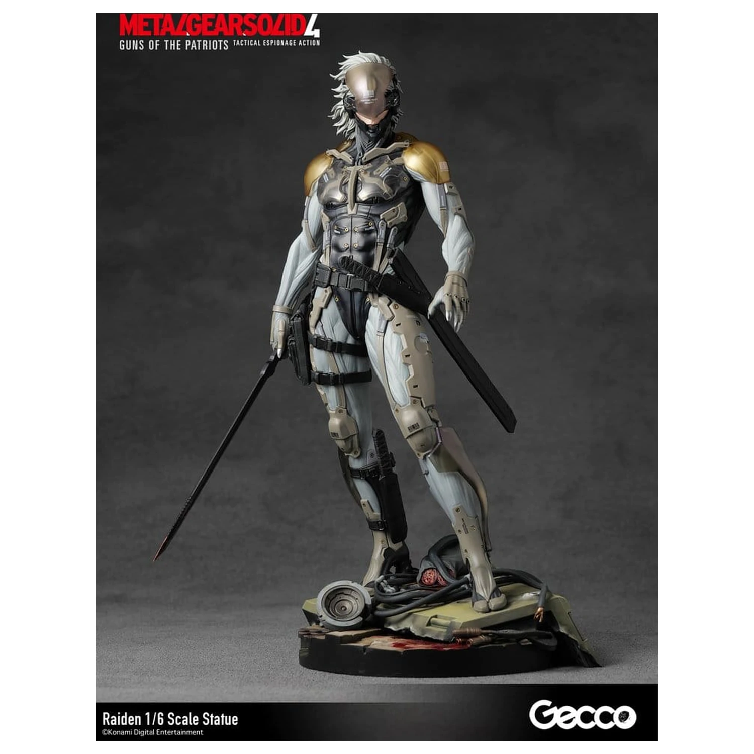 Metal Gear Solid 4 Guns of the Patriots Statuie 1/6 Raiden 32 cm poza produsului