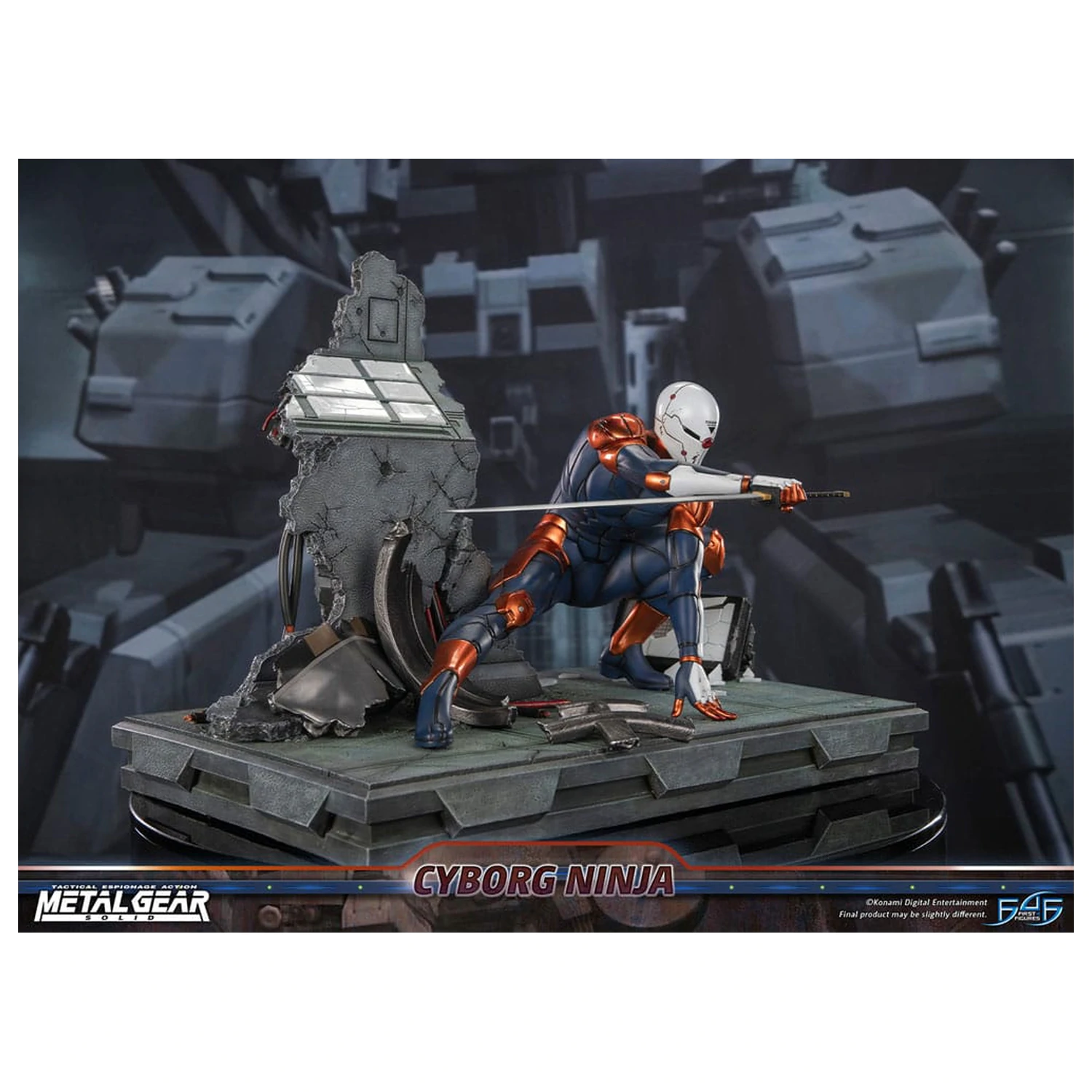 Metal Gear Solid Statuie Cyborg Ninja (Gray Fox) 41 cm poza produsului