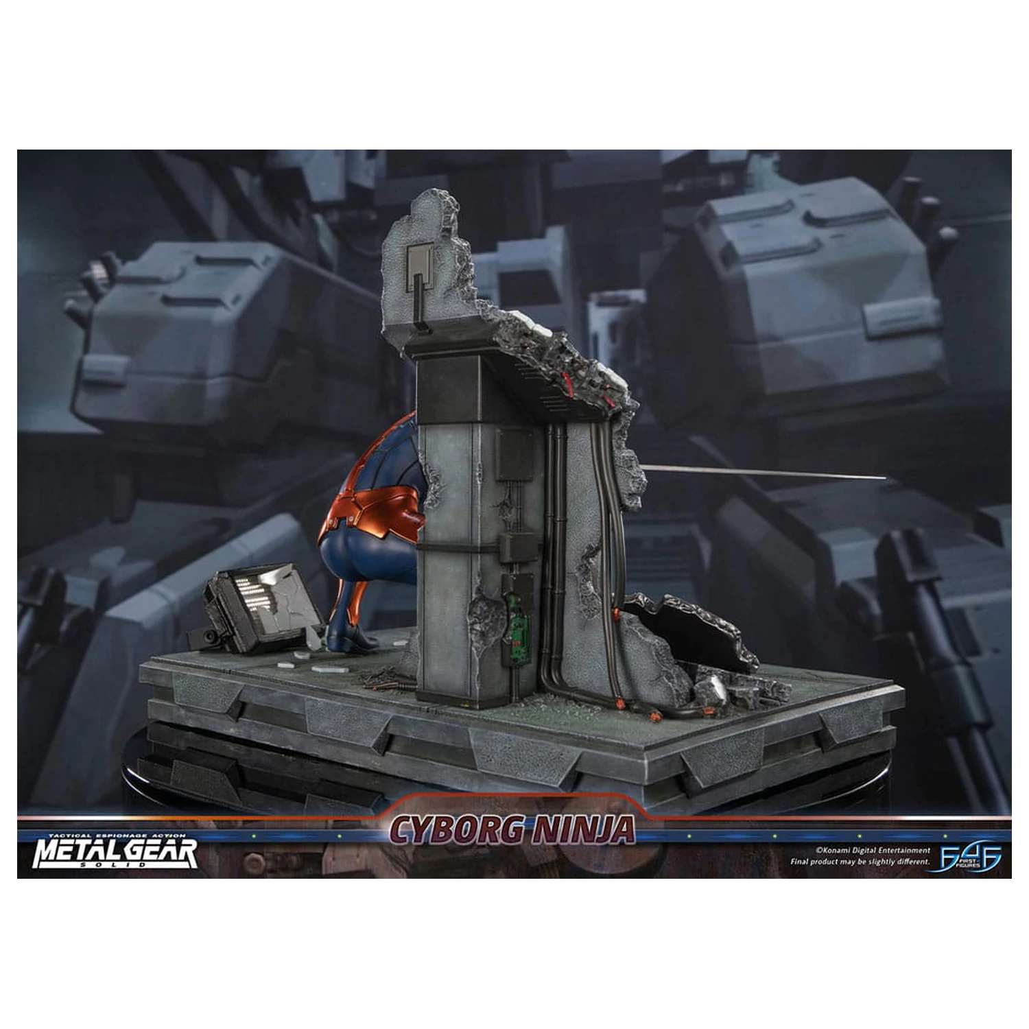 Metal Gear Solid Statuie Cyborg Ninja (Gray Fox) 41 cm poza produsului