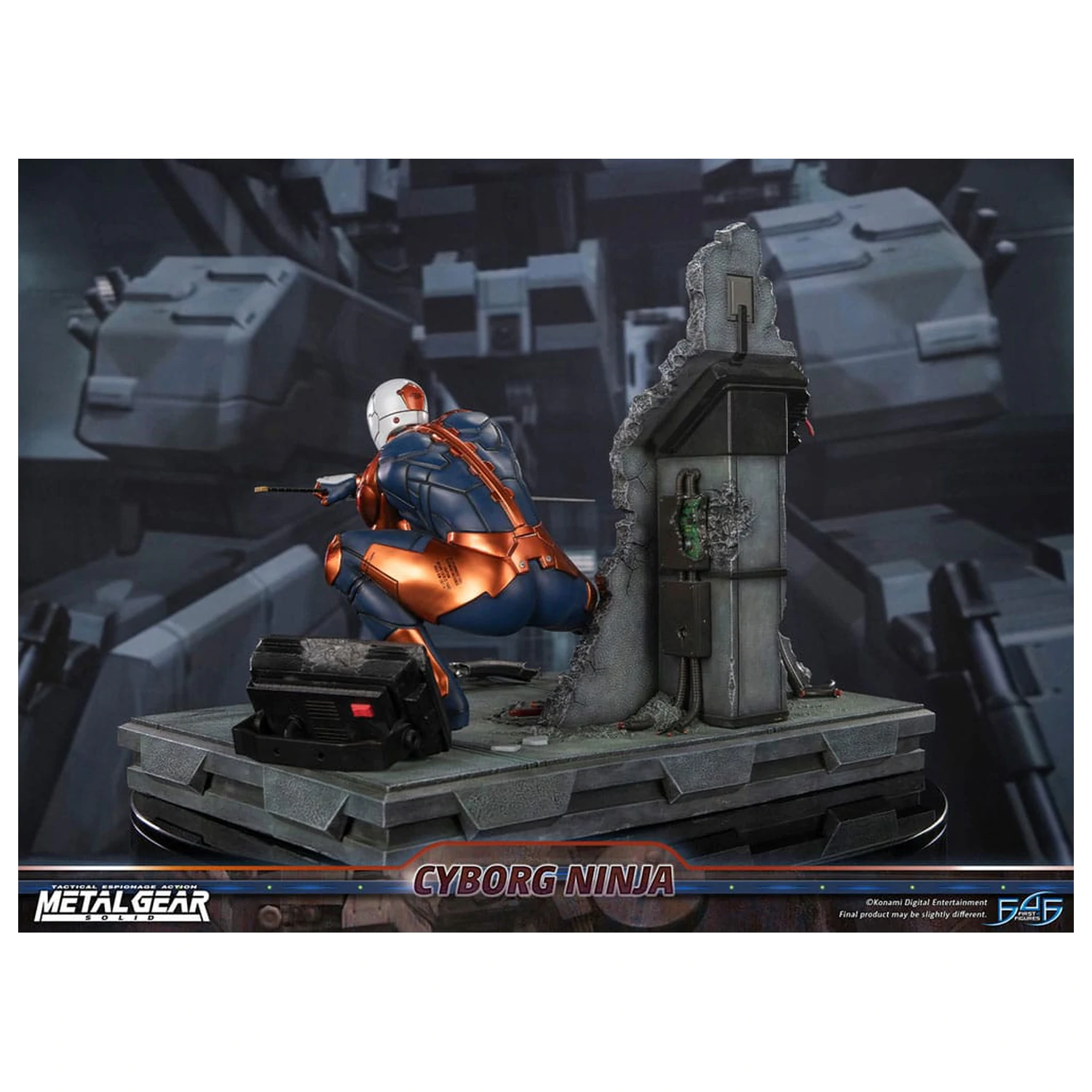 Metal Gear Solid Statuie Cyborg Ninja (Gray Fox) 41 cm poza produsului
