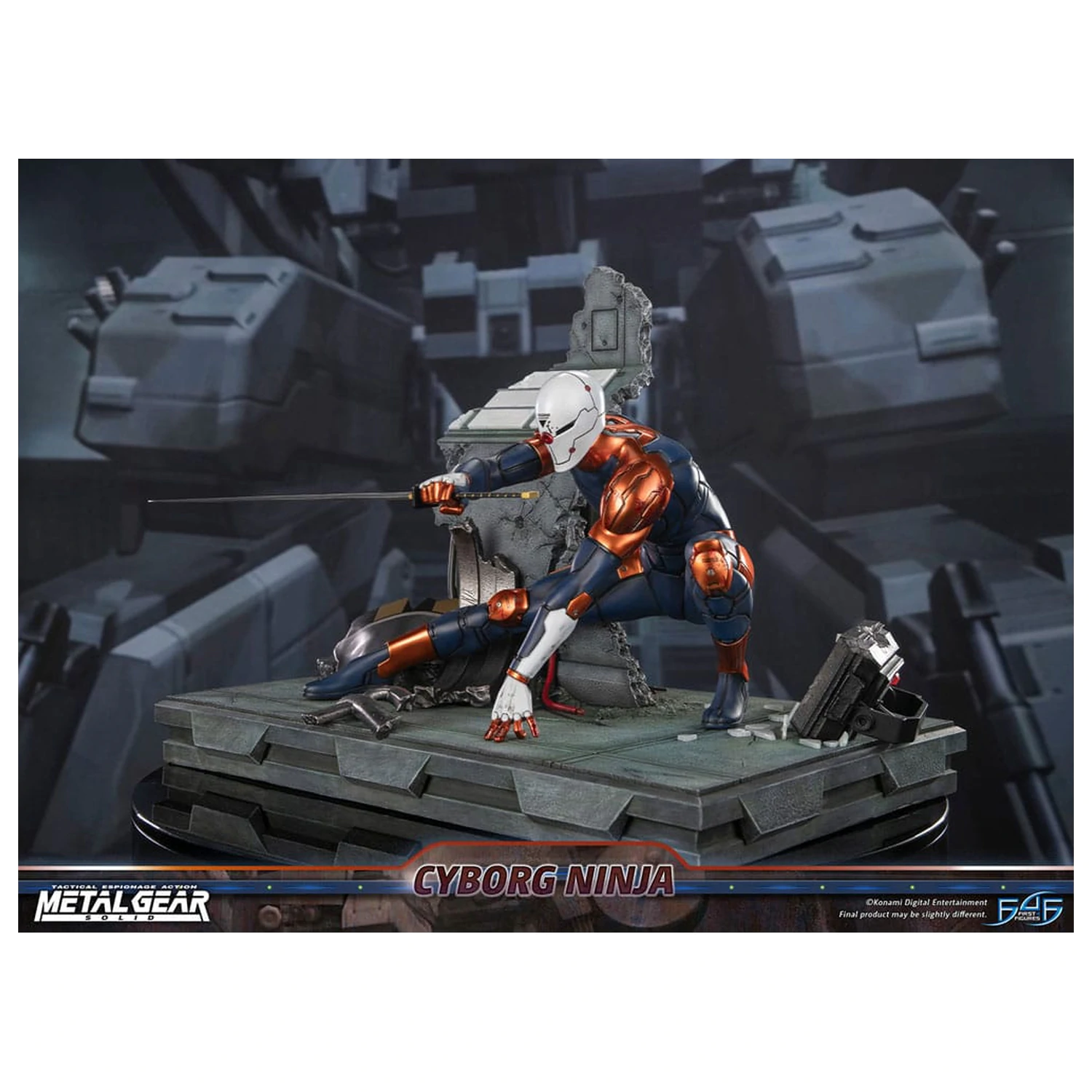 Metal Gear Solid Statuie Cyborg Ninja (Gray Fox) 41 cm poza produsului