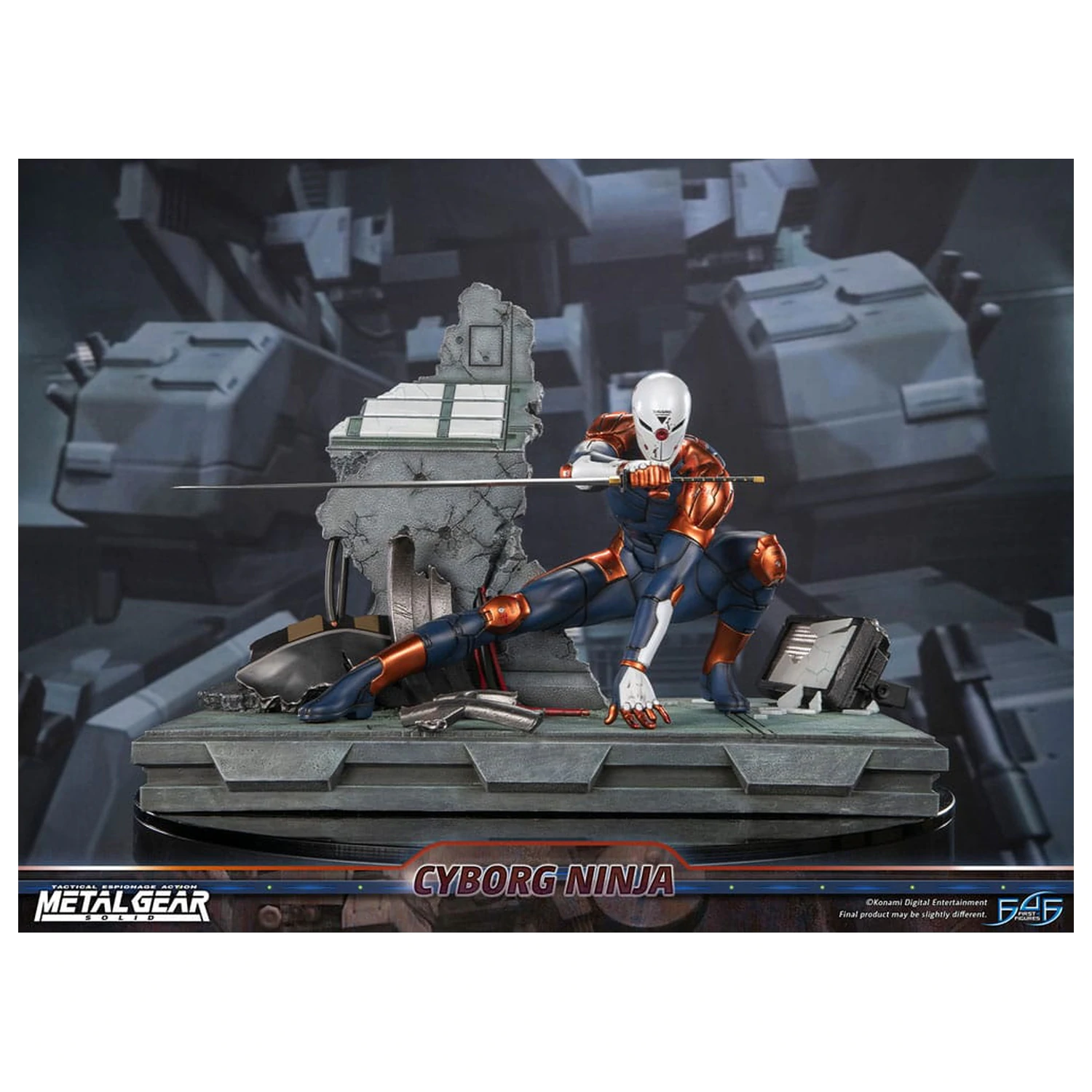 Metal Gear Solid Statuie Cyborg Ninja (Gray Fox) 41 cm poza produsului
