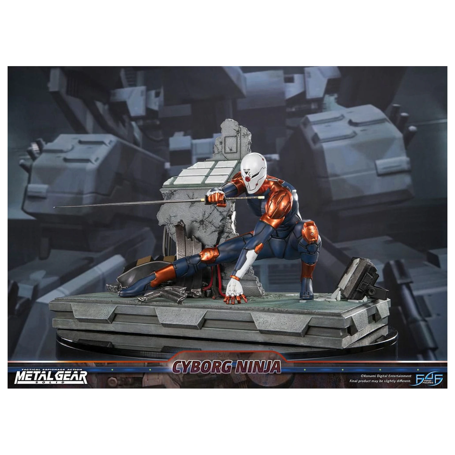 Metal Gear Solid Statuie Cyborg Ninja (Gray Fox) 41 cm poza produsului