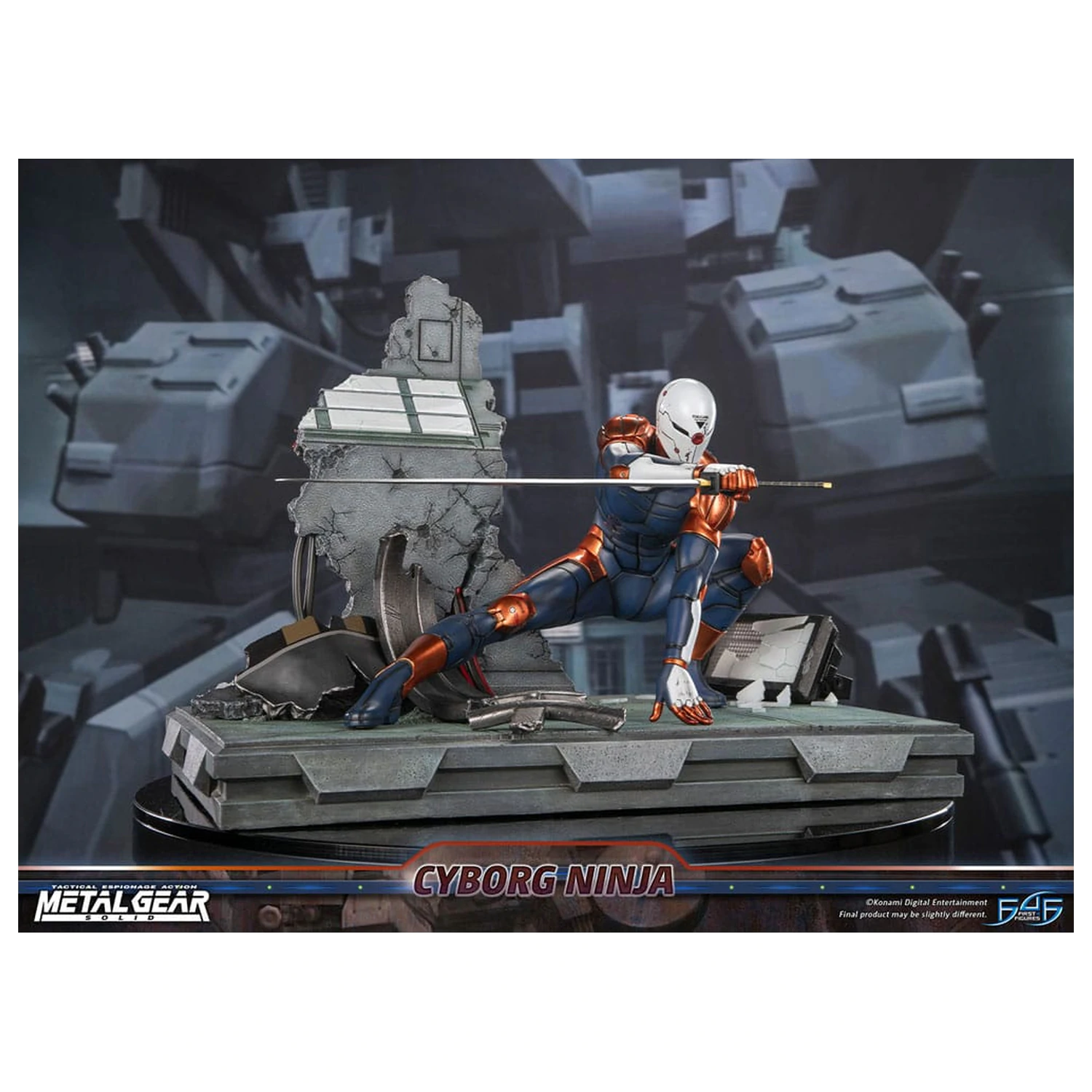Metal Gear Solid Statuie Cyborg Ninja (Gray Fox) 41 cm poza produsului