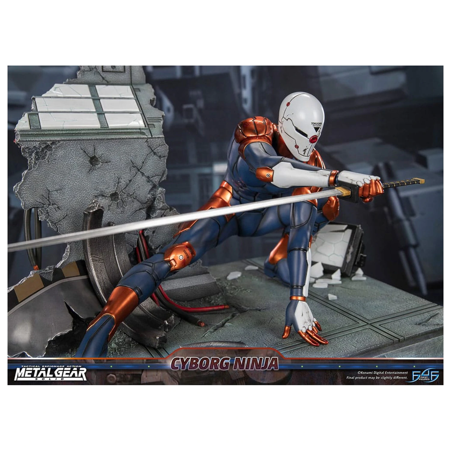 Metal Gear Solid Statuie Cyborg Ninja (Gray Fox) 41 cm poza produsului