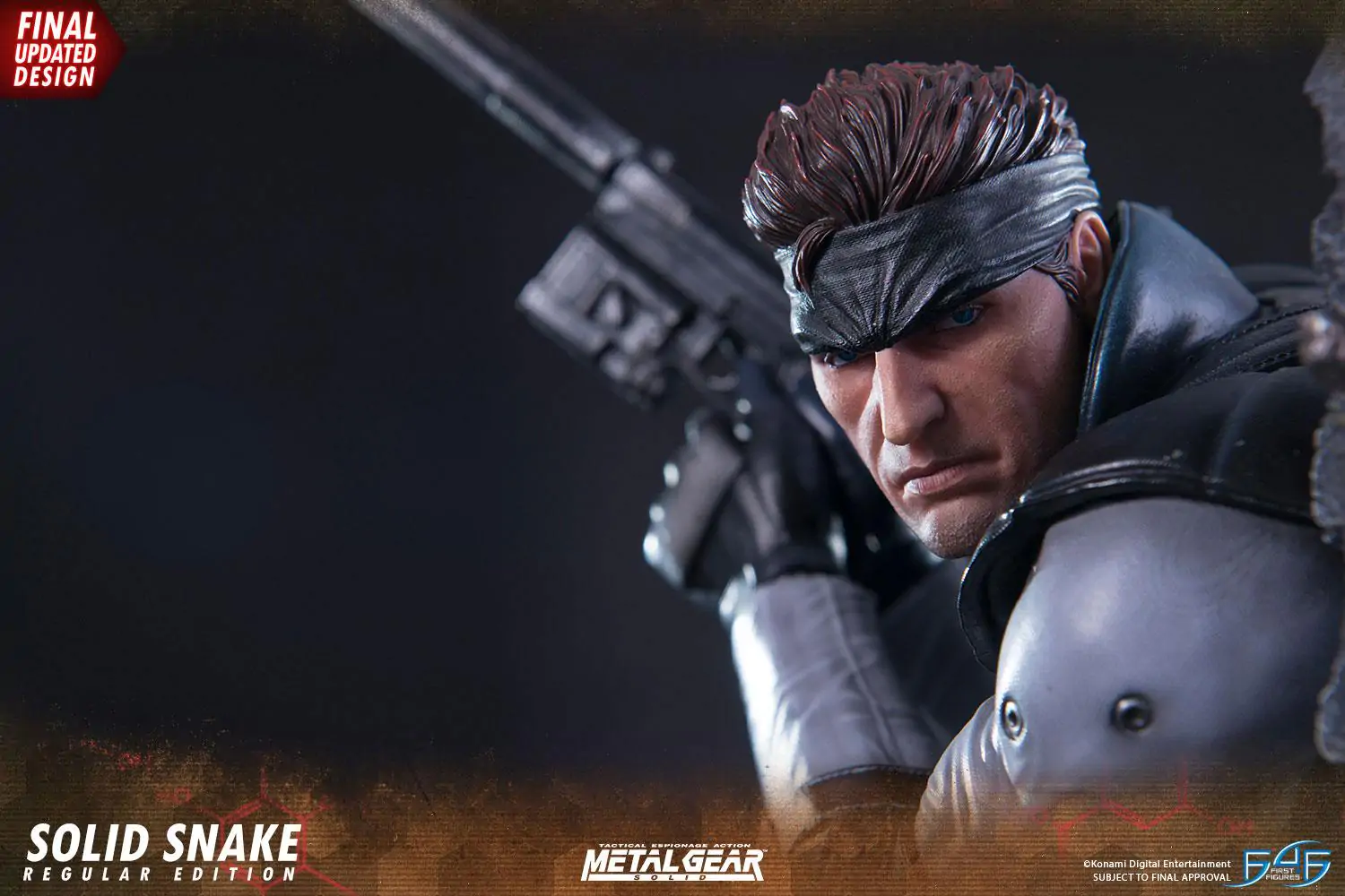 Statuie Metal Gear Solid Solid Snake 44 cm poza produsului