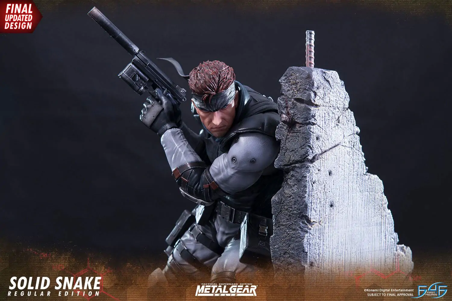 Statuie Metal Gear Solid Solid Snake 44 cm poza produsului