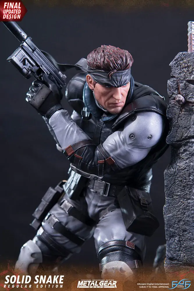 Statuie Metal Gear Solid Solid Snake 44 cm poza produsului