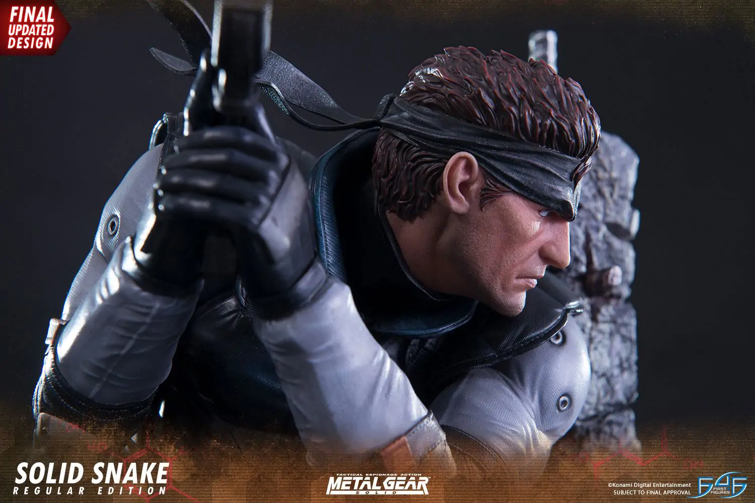 Statuie Metal Gear Solid Solid Snake 44 cm poza produsului