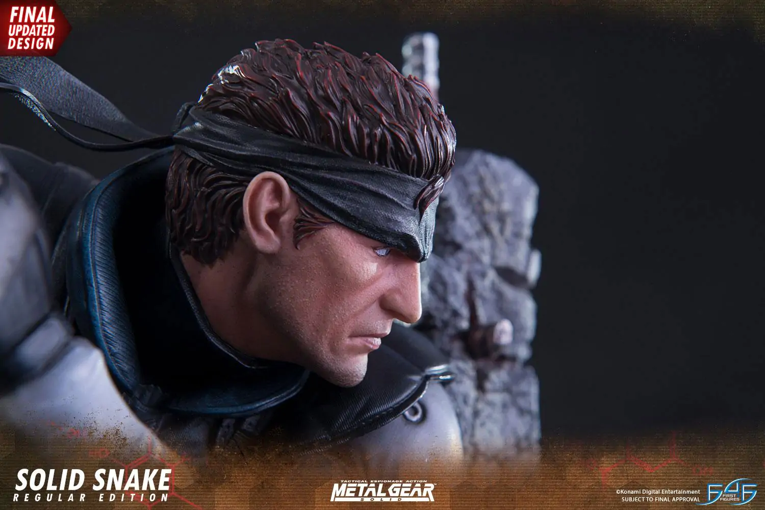 Statuie Metal Gear Solid Solid Snake 44 cm poza produsului