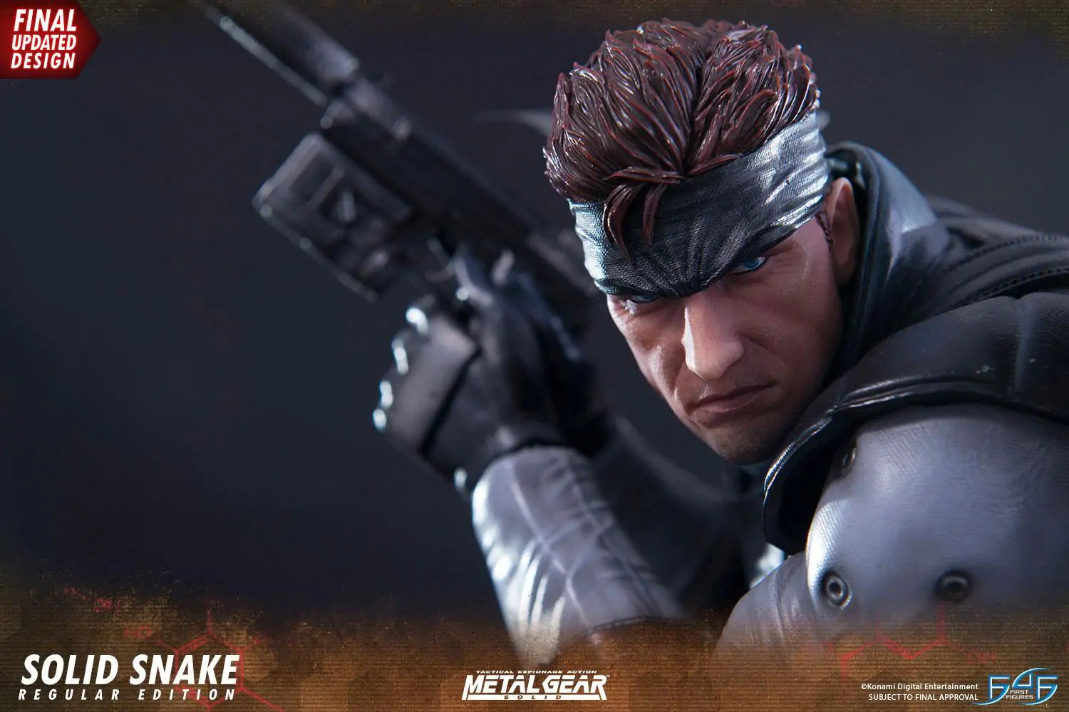 Statuie Metal Gear Solid Solid Snake 44 cm poza produsului